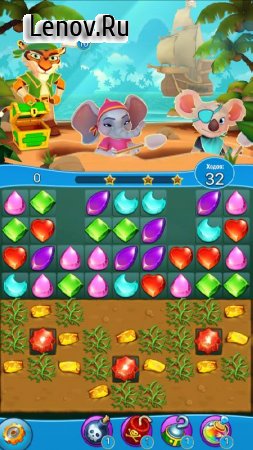 Booty Quest - Pirate Match 3 v 1.37.1 Мод (High Reward Values/Special Offers)