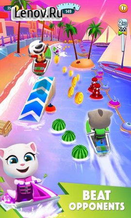 Talking Tom Jetski 2 v 1.5.3.497 Мод (много денег)