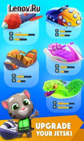 Talking Tom Jetski 2 v 1.5.3.497 Мод (много денег)