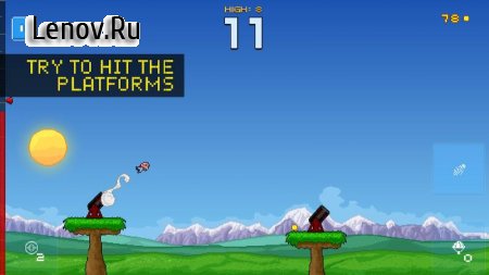 Human Cannonball v 1.1 Мод (Unlimited Parachutes/Flightpaths/Updrafts)