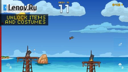 Human Cannonball v 1.1 Мод (Unlimited Parachutes/Flightpaths/Updrafts)