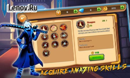 Stickman Legend - Ninja Warriors: Kingdom War v 1.0 (Mod Money)