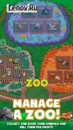 Idle Zoo Tycoon v 1.53.8 Мод (Unlimited Gold/Gems)