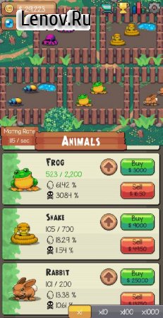 Idle Zoo Tycoon v 1.53.8 Мод (Unlimited Gold/Gems)