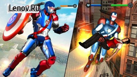 Super Captain Flying Robot City Rescue Mission v 1.1.4 (Mod Money)
