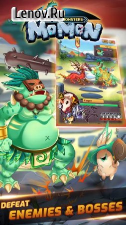 MOMON: Mobile Monsters v 1.041 Мод (Automatic enemy dead after attacking you)