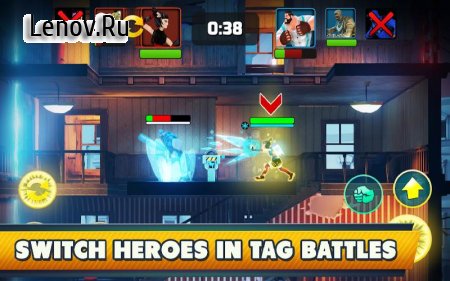 Mayhem Combat - Fighting Game v 1.5.6 Мод (Press back button on Device to Gain 1000 Zaps)