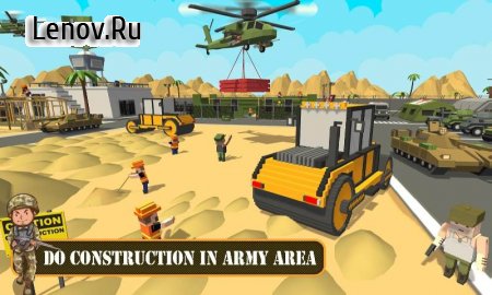 Army Base Construction: Craft Building Simulator v 1.1 Мод (All Levels Unlocked)