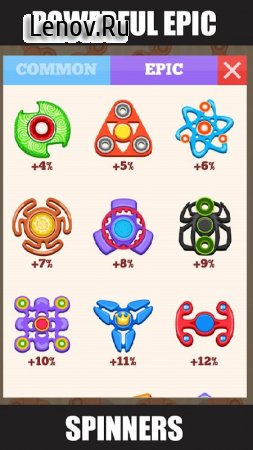 Spinner Evolution - Merge Fidget Spinners! v 6.40 (Mod Money)