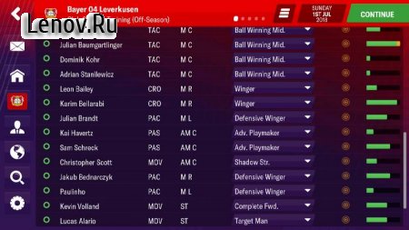 Football Manager 2019 Mobile v 10.2.4 Мод (полная версия)