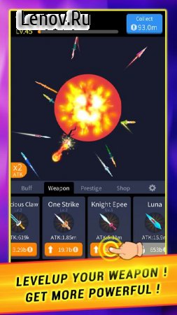 Idle Knife - Simulation&Weapon Evolution v 1.2.8 (Mod Money)