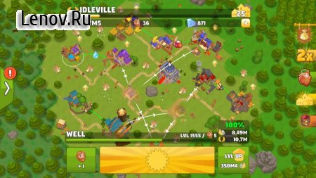 Idle Kingdom Builder v 1.24.7 Мод (Infinity Workers)