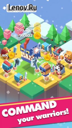 Merge Warriors - Idle Legion Game v 1.1.3 Мод (Free Shopping)