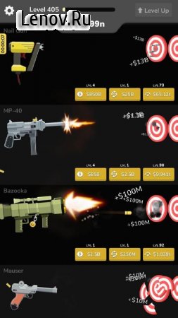 Gun Idle v 1.20 Mod (Gold coins)