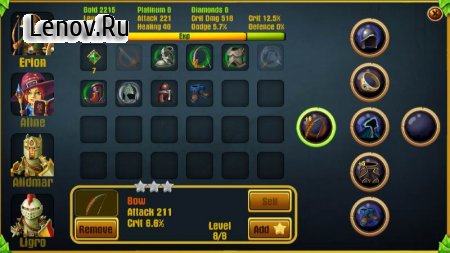 Kings Hero 2: Turn Based RPG v 1.924 Мод (много денег)