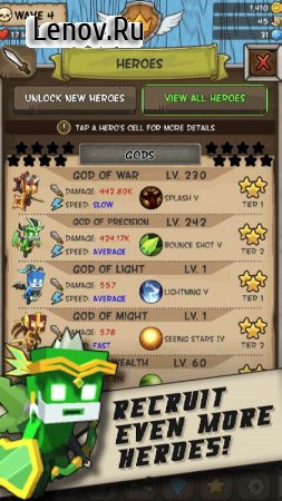 Idle Hero TD - Fantasy Tower Defense v 71 Mod (Gems Injection)