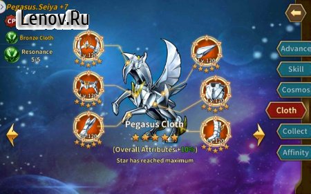 Saint Seiya: Galaxy Spirits v 2.4.2 Mod (GOD MODE/x100 DMG)
