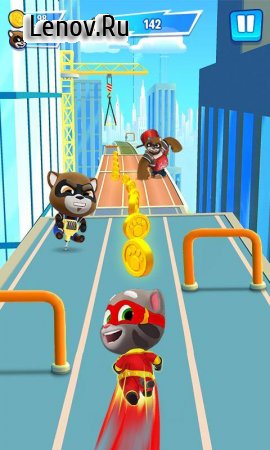Talking Tom Hero Dash v 25.5.1.10404 (Mod Money)
