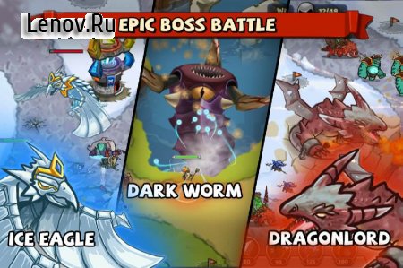 King of Defense Premium v 1.8.108 Мод (Unlimited Gems/EXP Points)