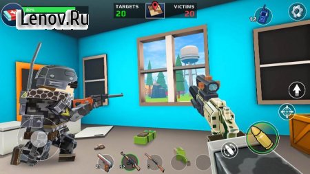Pixel Unknown Battleground v 1.53.00 Mod (God Mode/Max Jacket/Infinite Ammo/No Reload & More)