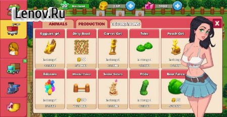 Booty Farm (18+) v 98 Mod (Increasing Coins/Gems/Exp)