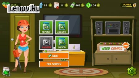Kush Tycoon: Pot Empire v 3.2.40 Мод (Unlimited Licenses/Gems/Water)