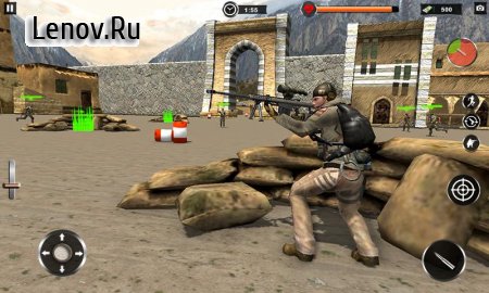 Commando Assassin Mission- Impossible FPS Game v 1.1 Мод (God Mode/One Hit Kill)