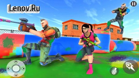 Army Squad Battleground - Paintball Shooting Game v 1 Мод (God Mode/One Hit Kill)