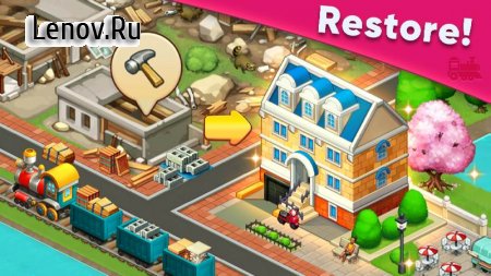 Train town - 3 match merge magic puzzle games v 1.1.3 (Mod Money)