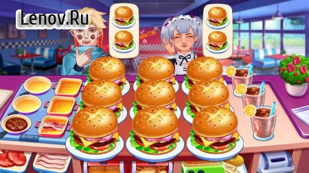 Cooking Master:Fever Chef Restaurant Cooking Game v 1.72 Mod (A lot of diamonds/gold coins)