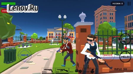 Polygon Cover Strike: Top Down Shooter Games v 1.02 Mod (Stupid bots)