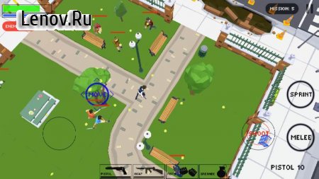 Polygon Cover Strike: Top Down Shooter Games v 1.02 Mod (Stupid bots)