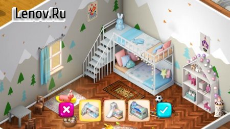 Room Flip: Создай дом мечты v 1.5.4 Mod (gold coins/stars)