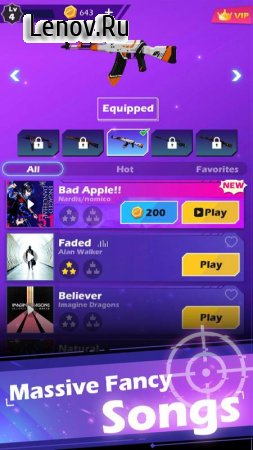 Beat Shooter - Gunshots Rhythm Game v 2.2.8 Mod (Unlocked)