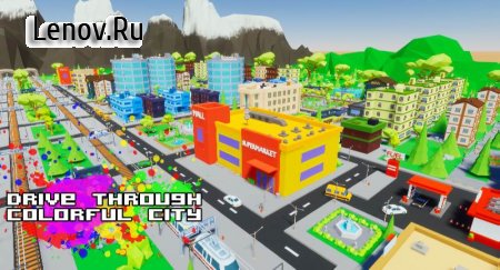 Gangster && Mafia Block City Dude Theft Pixel Car v 1.09 Mod (A lot of gold coins)