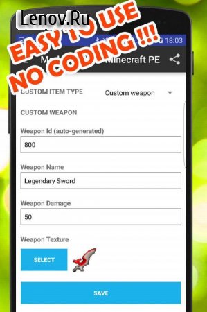 Mod Maker for Minecraft PE v 1.7 Mod (Unlocked/No ads)