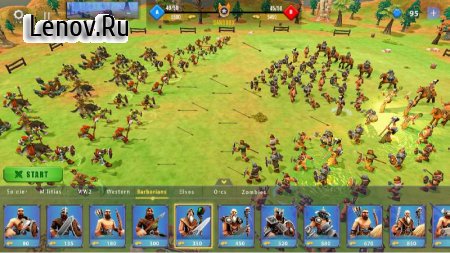 Epic War Simulator - WW2 Battle Strategy Games v 1.2 Mod (A lot of diamonds)