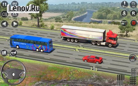 Euro Truck Driving Sim 3D v 1.5 Mod (A lot of gold coins)