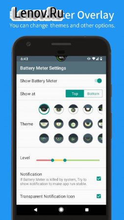 Battery Meter Overlay v 5.5.1 Mod (Pro)