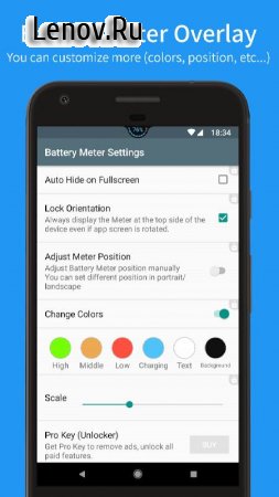 Battery Meter Overlay v 5.5.1 Mod (Pro)