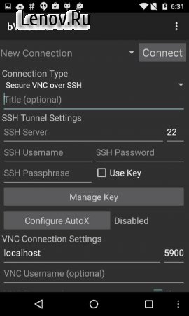 bVNC Pro: Secure VNC Viewer v 5.1.1 Мод (полная версия)