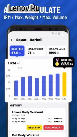 Gym Workout Tracker: Gym Log v 1.1.7 Mod (Premium)