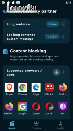 NopoX - Porn blocker v 1.0.22 Mod (Premium)