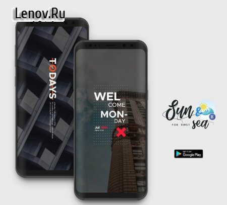 Sun & Sea for KWGT v 5.2 Мод (полная версия)