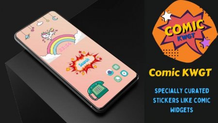 Comic KWGT - Cartoon Inspired v 1.3.0 Mod (полная версия)