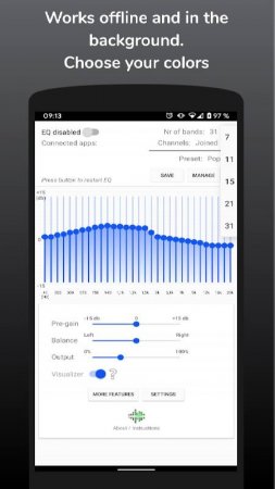 SpotEQ31 - 31 Band Equalizer v 1.15.2 Mod (Subscribed)