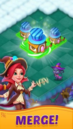 Merge Witches-Match Puzzles v 5.18.0 Mod (Free Shopping)
