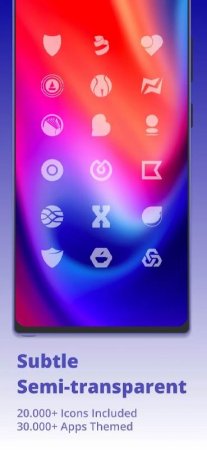 Transparency - Icon Pack v 3.5 Мод (полная версия)