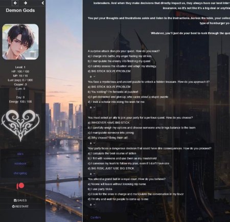 Demon Gods (18+) v 0.69 Мод (полная версия)