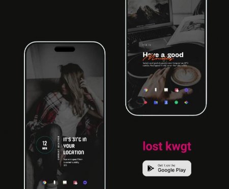 lost KWGT v 3.0.1 Мод (полная версия)